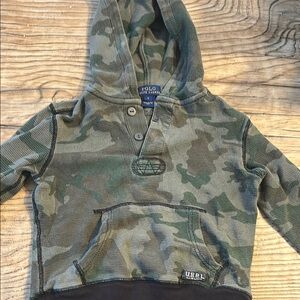 Polo by Ralph Lauren Green Camo Sweatshirt Hoodie